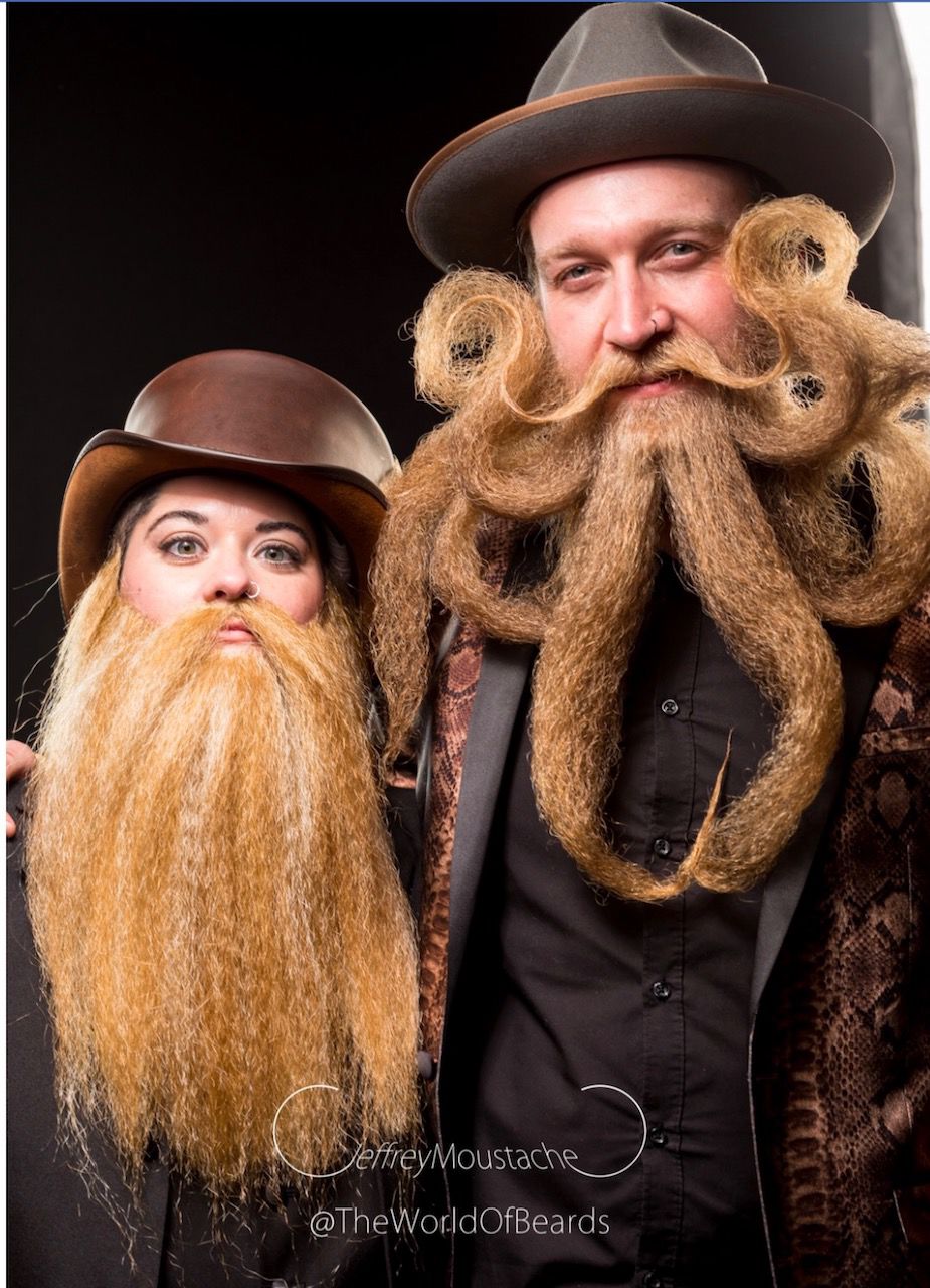 Guy and gal beards - crop above photo credit